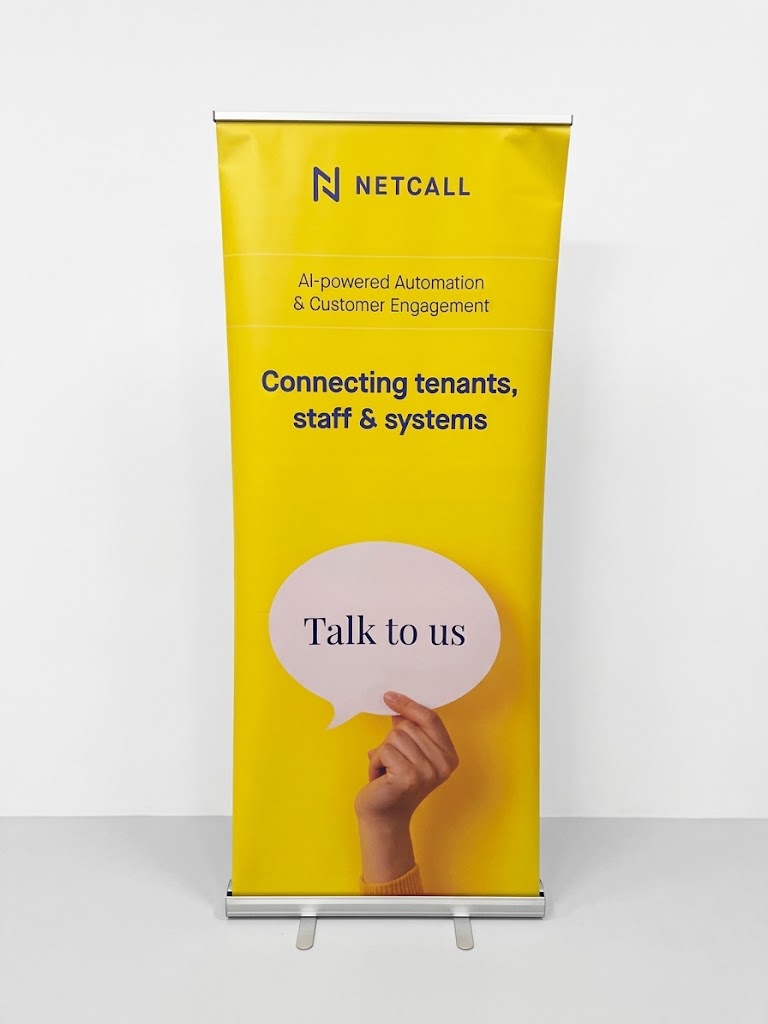 Netcall - Roller Banner - Housing - Talk to Us (Image)
